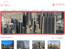 Tablet Screenshot of eurekadubai.com
